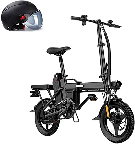 Electric Bike : CASTOR Electric Bike Electric Bike, Folding Electric Bicycle for Adults 350W Motor 48V Urban Commuter Folding EBike City Bicycle Max Speed 25 Km / H Load Capacity 150 Kg, Aluminum Alloy Frame