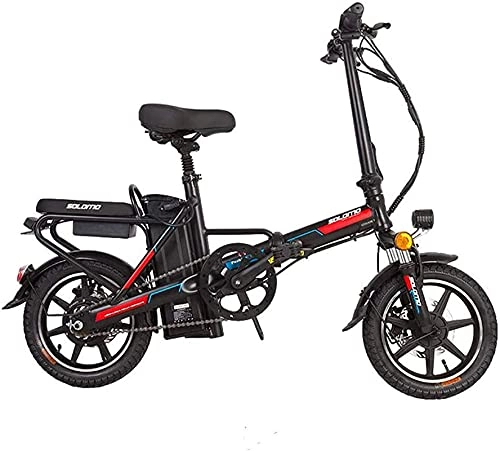 Electric Bike : CASTOR Electric Bike Electric Bike for Adults, Folding e Bikes with Removable Large Capacity LithiumIon Battery (48V 350W 8Ah) Load Capacity 120kg