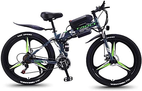 Electric Bike : CASTOR Electric Bike Electric Bikes for Adult, 26'' Folding MTB Bikes for Men Women Ladies, 36V 350W 13AH Removable LithiumIon Battery Bicycle bike, for Outdoor Cycling Travel Work Out