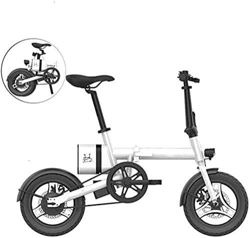 Electric Bike : CASTOR Electric Bike Fast Electric Bikes for Adults Electric Bicycle Aluminum 16 inch Electric Bike for Adults EBike with 36V 6Ah Builtin Lithium Battery 250W Motor and Dual Disc Mechanical Brakes