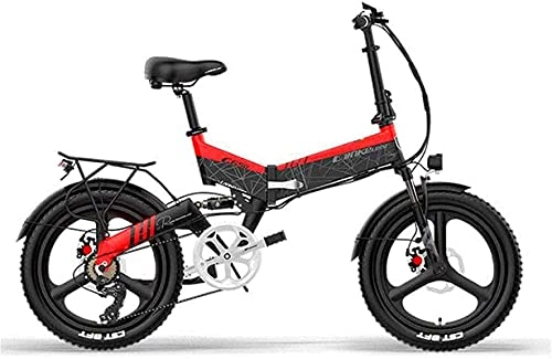 Electric Bike : CASTOR Electric Bike Folding Electric Bike for Adults, 400W Motor Electric Bicycle / Commute bike 48V 10.4Ah / 12.8Ah Battery Professional 7 Speed Transmission Gears, 10.4Ah