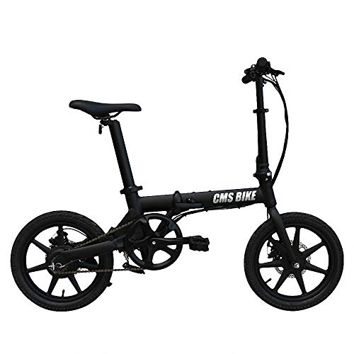 Electric Bike : CBA BING Electric Folding Bike - Portable and Easy to Store in Caravan, Motor Home, with LCD Speed Display and ACS cruise control system, Removable Large Capacity Lithium-Ion Battery