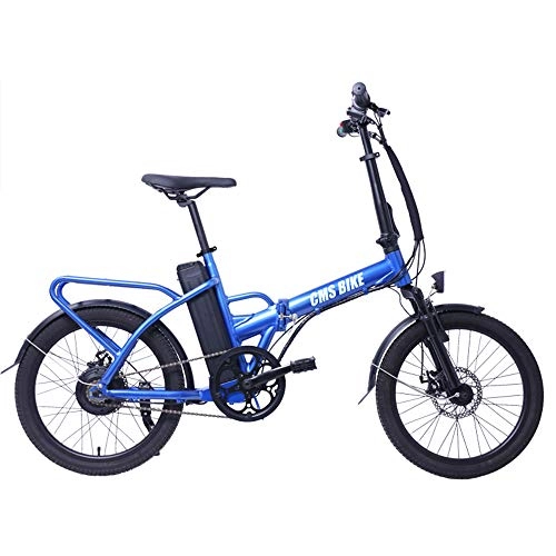 Electric Bike : CBA BING Outdoor Electric Adult Folding Travel Electricr Bicycle, Removable Large Capacity Lithium-Ion Battery 36V250W brushless and toothed, Manned person and with LCD