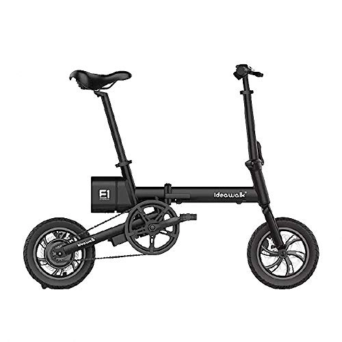 Electric Bike : CBA BING Outdoor Electric Adult Folding Travel Electricr Bicycle, Removable Large Capacity Lithium-Ion Battery, With LED Light and LCD Display, Electric Bike For Commuting and Leisure