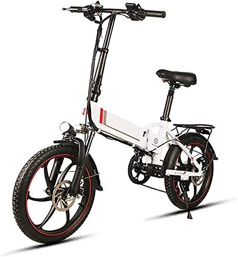 Electric Bike : CCLLA Electric Bicycle Mountain Bike Folding E-Bikes 350W 48V MTB for Adults 10.4AH Lithium-Ion Battery for Outdoor Travel Urban Commuting