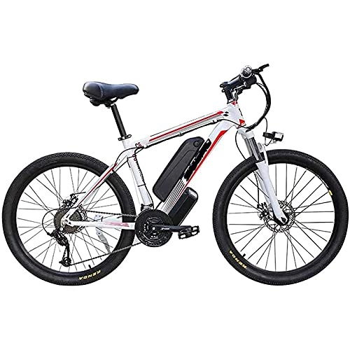 Electric Bike : CDPC Electric Bicycles, Adult 26-inch Electric Mountain Bikes, Movable 360W Aluminum Alloy Electric Bicycles, 48V / 10A Lithium Batteries, 21-speed Commuter Electric Bicycles For Outdoor Cycling An