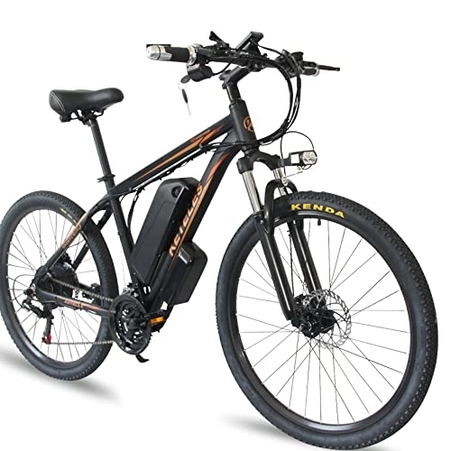Electric Bike : Cheap Electric Bicycle 36V / 48V 13AH Battery Pedals Power Assist 250W Motor Bike Lithium Battery Mountain Electric Bike Bicycle (48V 13AH 250W, Black)