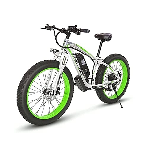 Electric Bike : CHHD Electric Bikes For Adult， 4.0 Fat Tire Bike / 350W 48V Super Power Electric Bikes With Removable Lithium Battery And Battery Charger And Three Working Modes With Rear Seat(Color:Black yellow)
