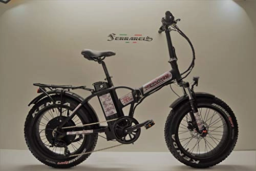 Electric Bike : Cicli Ferrareis 20 Fat ebike 1000 Bicycle Shimano Aluminium Foldable Customisable