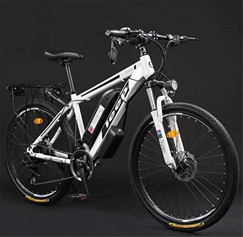 Electric Bike : CLOTHES Commuter City Road Bike Adult 26 Inch Electric Mountain Bike, 36V Lithium Battery High-Carbon Steel 24 Speed Electric Bicycle, With LCD Display Unisex (Color : B, Size : 100KM)