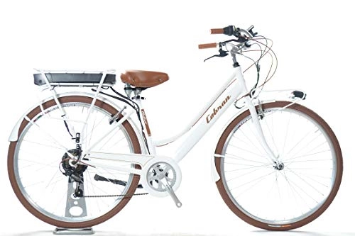 Electric Bike : Cobran Retro Electric Bike 2.1, bianco, 46