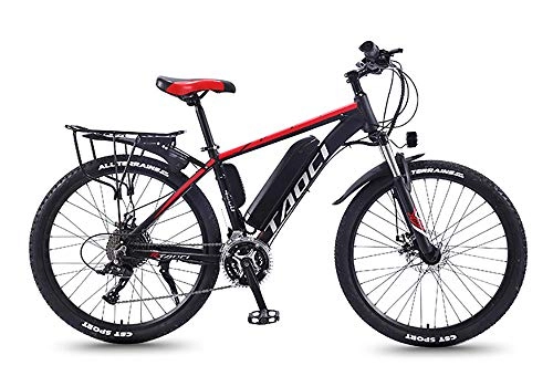 Electric Bike : COCKE Electric Mountain Bike, Adult Electric Bike with Removable Capacity Lithium-Ion Battery, (36V13AH Battery with A Range of 80 Km).