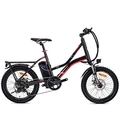 Electric Bike : COKECO 20'' Electric Mountain Bike With Removable Large Capacity Lithium-Ion Battery 48V7.5Ah 350W High Speed Motor Electric Bicycle Sports Version Bicycle Bicycle Adult Men And Women