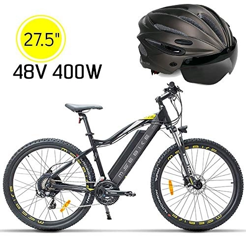 Electric Bike : COKECO Electric Bike For Adults Electric Bicycle For Man Women High Speed Electric Mountain Bike 27.5" E-bike With 48V 13Ah Removable Lithium Battery 21 Speed For Adult Female / Male