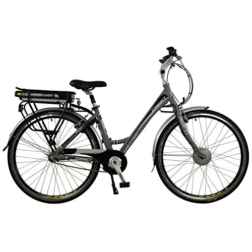 Electric Bike : Connect Womens Lightweight Low Step 3 Speed Nexus 700C Electric Hybrid City Bike