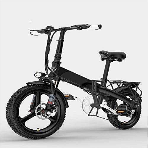 Electric Bike : COUYY Electric bicycle lithium battery adult men and women small folding electric car travel battery powered car new electric car