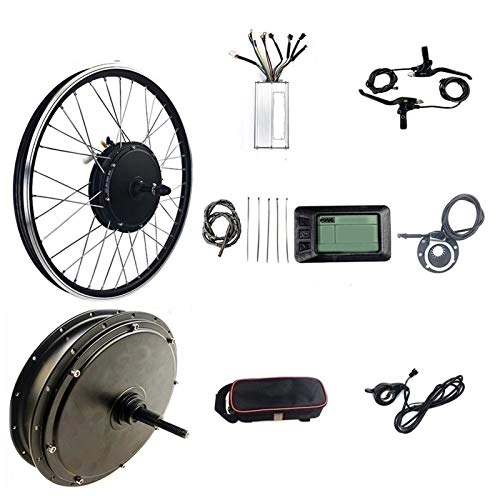 Electric Bike : CRMY E-bike Kit 48V 500W 20" / 24" / 26" / 27.5" / 28" / 29" / 700C Front Motor Wheel Electric Bicycle Conversion Motor Kit E-Bike Cycling With KT-LCD7 Display (Size : 48V29 inch)