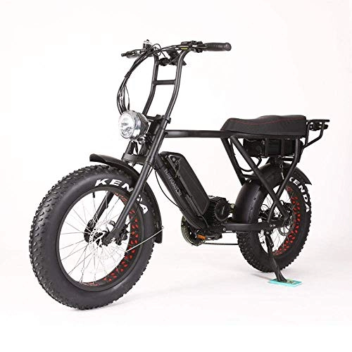 Electric Bike : CXY-JOEL Electric Bicycle Aluminum Alloy Electric Car Brushless Motor 20-Inch Fat Tire Mountain Bike Bicycle Off-Road Vehicle Environmental Protection Vehicle Folding Bicycle-High Match, High Match