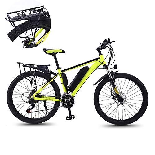 Electric Bike : CYC Electric Bike for Adult 26'' Mountain Electric Bicycle Ebike Aluminum Alloy 36v Removable Lithium Battery 250w Powerful Motor 27 Speed Portable Bicycle Suitable for Outdoor Fitness, Green