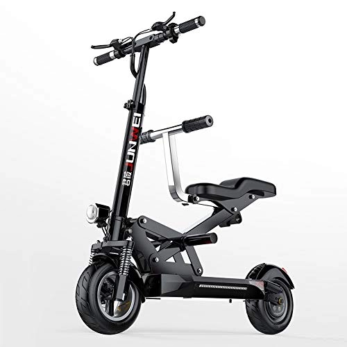 Electric Bike : CYC Electric Bike for Adults Folding E-bike 48v 10ah 350w Lithium-ion Batter Max Speed 45km / h Front and Rear Disc Brakes with Remote Control Commuter Bike with Removable, Black