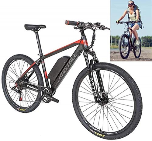 Electric Bike : CYSHAKE Home 250 W Electric Mountain Bike, Electric Bicycle 36 V, three driving modes, SUVs, with charging function for mobile phones With mudguard