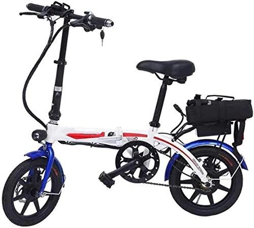 Electric Bike : CYSHAKE Home Foldable electric bicycle 13 inches 48V 20Ah lithium battery Neutral electric bicycle speed 30 km / H With mudguard