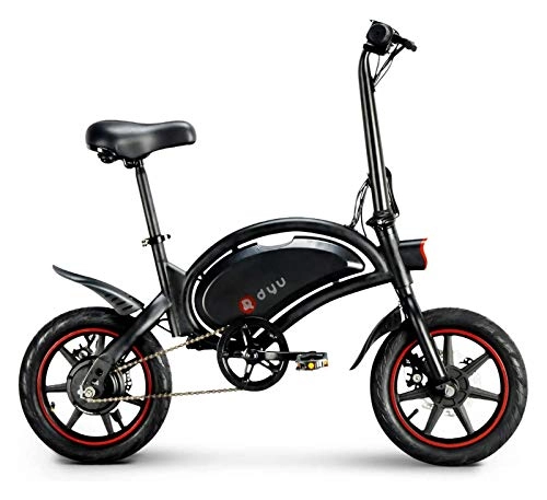 Electric Bike : CYSHAKE Home Folding Electric Bicycle, 50km Driving Distance, 6Ah Lithium Ion Battery, 3 Riding Modes, 240W Maximum Speed 25km / h, With 3 Riding Modes With mudguard