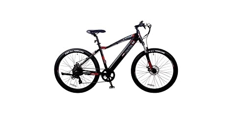 Electric Bike : Dallingridge Coniston Hardtail Electric Mountain Bike 27.5" Wheel 7 Speed 36v 14ah Black / Red