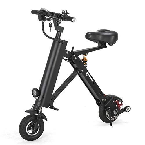 Electric Bike : Dapang Folding Electric Bicycle - 250W 36V Waterproof E-Bike with 15 Mile Range, Collapsible Frame, and APP Speed Setting, Black