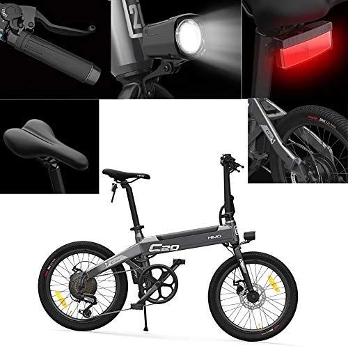 Electric Bike : Dastrues Foldable Electric Moped Bicycle 25km / h Speed 80km Bike 250W Brushless Motor Riding Folding Bikes Electric Bikes