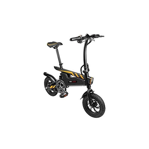 Electric Bike : DBKILL Outdoor Folding Electric Bicycle, 50Km Super Battery Life 250W Motor Men's Disc Brakes Portable Road Cross Country Bicycle