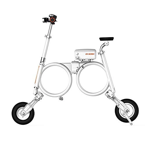 Electric Bike : DBSCD Electric Scooter for Adult Intelligent Removable Electric Vehicle Double Disc Brake System Mini Electric Car, With Bluetooth and Theft Protection