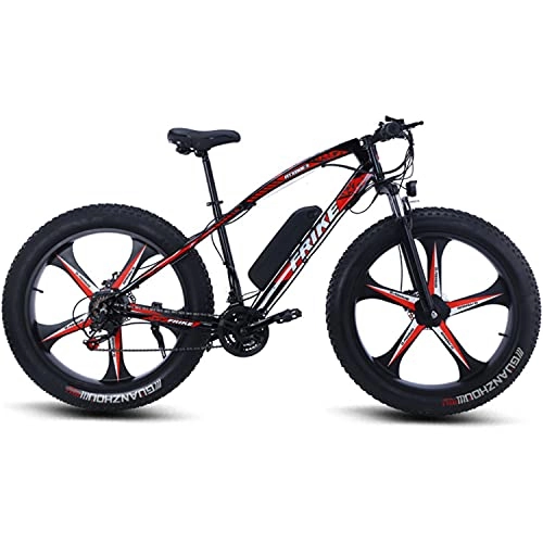 Electric Bike : DDFGG Electric Bikes For Adult, 4.0 Fat Tire Bike / 350W 36V Super Power Electric Bikes With Removable Lithium Battery And Battery Charger And Three Working Modes(Color:BIKE-002)