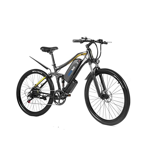 Electric Bike : DEKNO Electric Bike 27.5 Inch Electric Mountain Bike With 48v 15ah Lithium Ion Battery And Dual Shock Absorbers