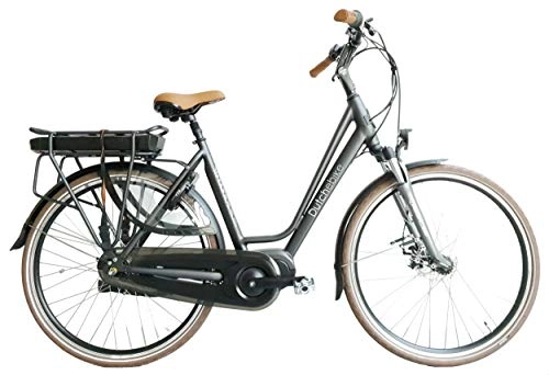 Electric Bike : Delfi Mons 28 Inch 52 cm Woman 7SP Roller brakes Matte black