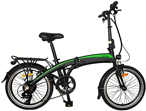 Electric Bike : Deror Electric Bike Folding, Frame 250W 20 Inch Commuter E-bike Hidden 7.5AH Lithium-Ion Battery Removable