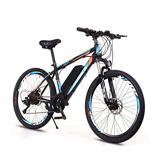 Electric Bike : DFERTG Electric Bike，ebike，26’’ Electric Bikes For Adults，electric Bikes，e Bike，electric Bikes For Adults Men，electric Mountain Bike，e Bikes For Men(Color:blue)