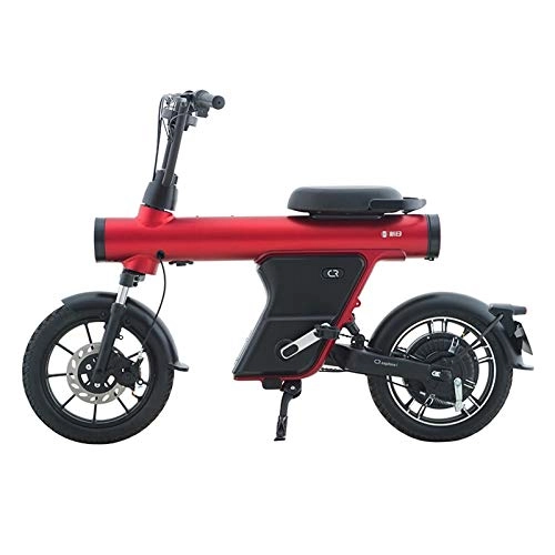 Electric Bike : DODOBD Folding EBike, Electric Bike 48V 12Ah Electric Bicycle Lithium Battery Ebike for Adults Smart Power Recharge System The cruising range is about 30-35 kilometers