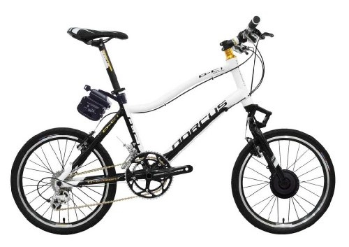 Electric Bike : Dorcus Electric Bicycle / 1Emotion 20g 20Inch, Black / White, 24V / 11, 6Ah battery
