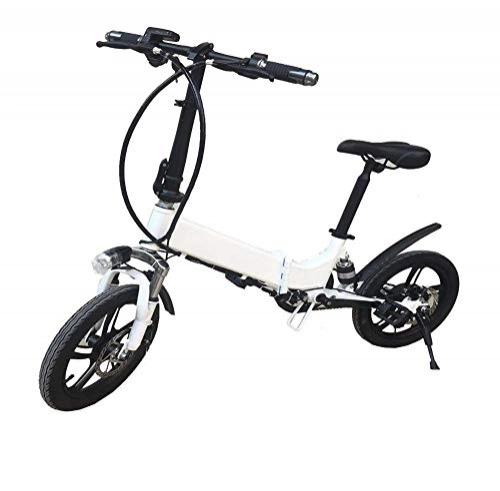 Electric Bike : Dpliu-HW Electric Bike Electric Bike Aluminum Alloy Lithium Battery Electric Bicycle Bicycle Adult Folding Battery Car Mini Bicycle Bicycle (Color : A, Size : 48V)