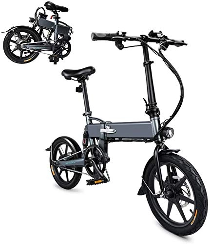 Electric Bike : Drohneks Ebike, 250W 7.8Ah Folding Electric Bicycle Foldable Electric Bike with Front LED Light for Adult