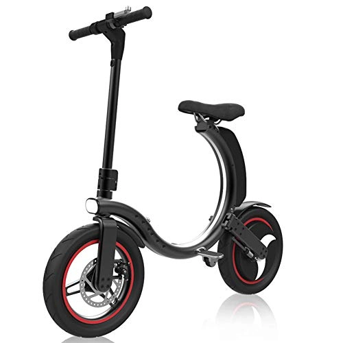 Electric Bike : DSHUJC Electric Bike, Foldable 14 Inch 36V E-Bike with 7.8Ah Lithium Battery, City Bicycle Max Speed 25 Km / H, Suitable for Men Women City Commuting