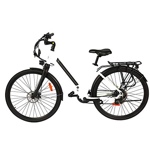 Electric Bike : Dsqcai Lithium Battery Adult Electric Bicycle 36v Aluminum Alloy Variable Speed Electric Vehicle 14ah to Help Battery Life of 100 Kilometers