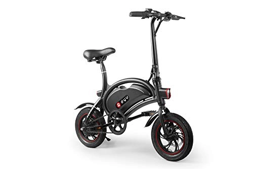 Electric Bike : DYU DS2 +2 VIP Electric Bike 10.4 Lithium Battery High spec Road Legal colour Black (Black)