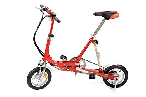 Electric Bike : e-4motione4m001 Kids' Electric Bike Red, aluminium frame, 3 speed electronic control on the handlebar back drum and front block brake