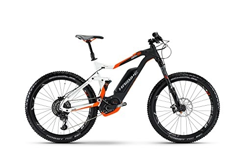 Electric Bike : E-Bike Haibike Xduro Allmtn 8.027.58Gram EX1Bosch Performance CX, Wei / Schwarz / Orange