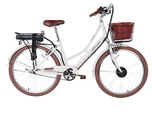 Electric Bike : E-Plus Breeze Ladies Step Through Dutch Style Heritage Electric Bike, 26" Wheel, 7Ah - Cream
