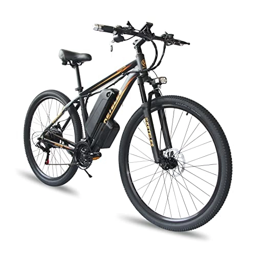 Electric Bike : Ebike, Electric Bicycles, Adult Electric Bicycles, Electric Mountain Bikes，26’’ Electric Bikes For Adults, Electric Bicycle E-bike ，21-speed (Black)