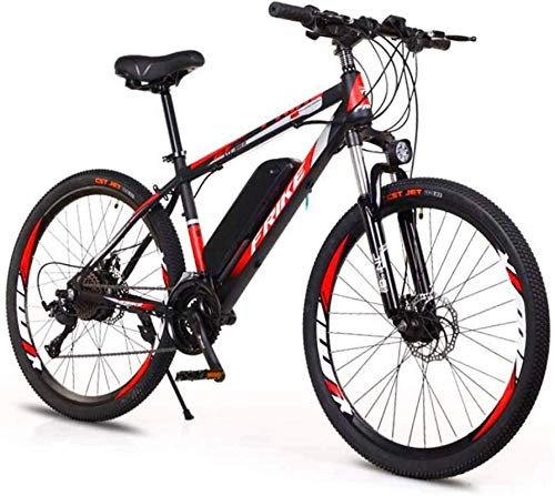 Electric Bike : Ebikes 26'' Wheel Electric Bike Aluminum Alloy 36V 10AH Removable Lithium Battery Mountain Cycling Bicycle, 27-Speed Ebike for Adults ZDWN