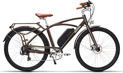 Electric Bike : Ebikes, Adult 26-inch / 700CC Retro electric bike with removable 48V 13Ah 400W dustproof and waterproof lithium battery, transmission, Highway Travel bike (Size : 26 inches)